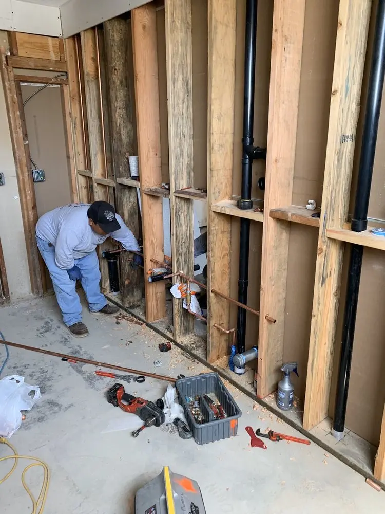Commercial rough-in plumbing for Trenchless Sewer Repair in Palo Alto